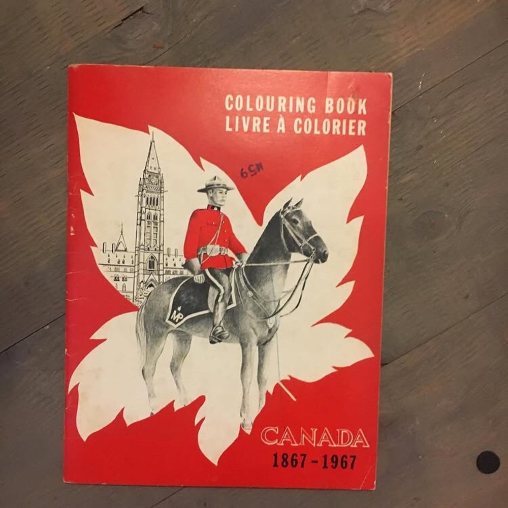 1966 Canada colouring book 1867-1967